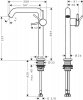 Hansgrohe Tecturis S Jednouchwytowe baterie umywalkowe Fine z CoolStart Brąz Szczotkowany 73370140